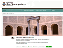 Tablet Screenshot of comune.santarcangelo.pz.it