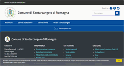 Desktop Screenshot of comune.santarcangelo.rn.it