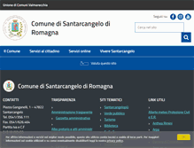 Tablet Screenshot of comune.santarcangelo.rn.it